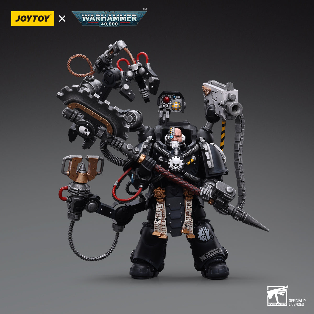 JOYTOY Warhammer 40K Iron Hands lron Father Feirros figure
