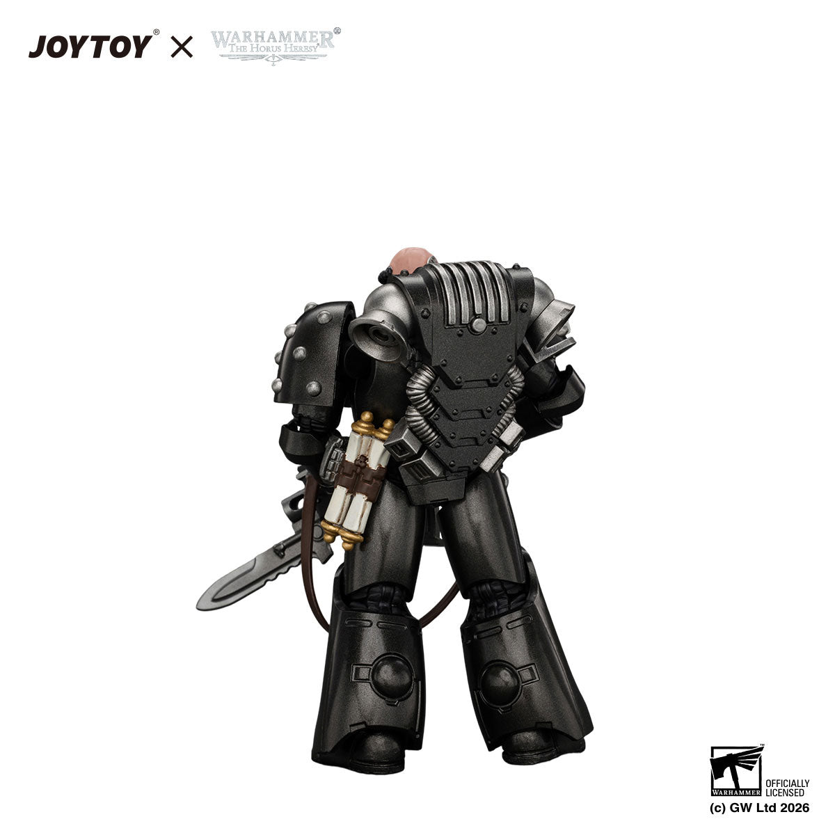 JOYTOY Horus Heresy Iron Hands MKVI Tactical Sergeant figure