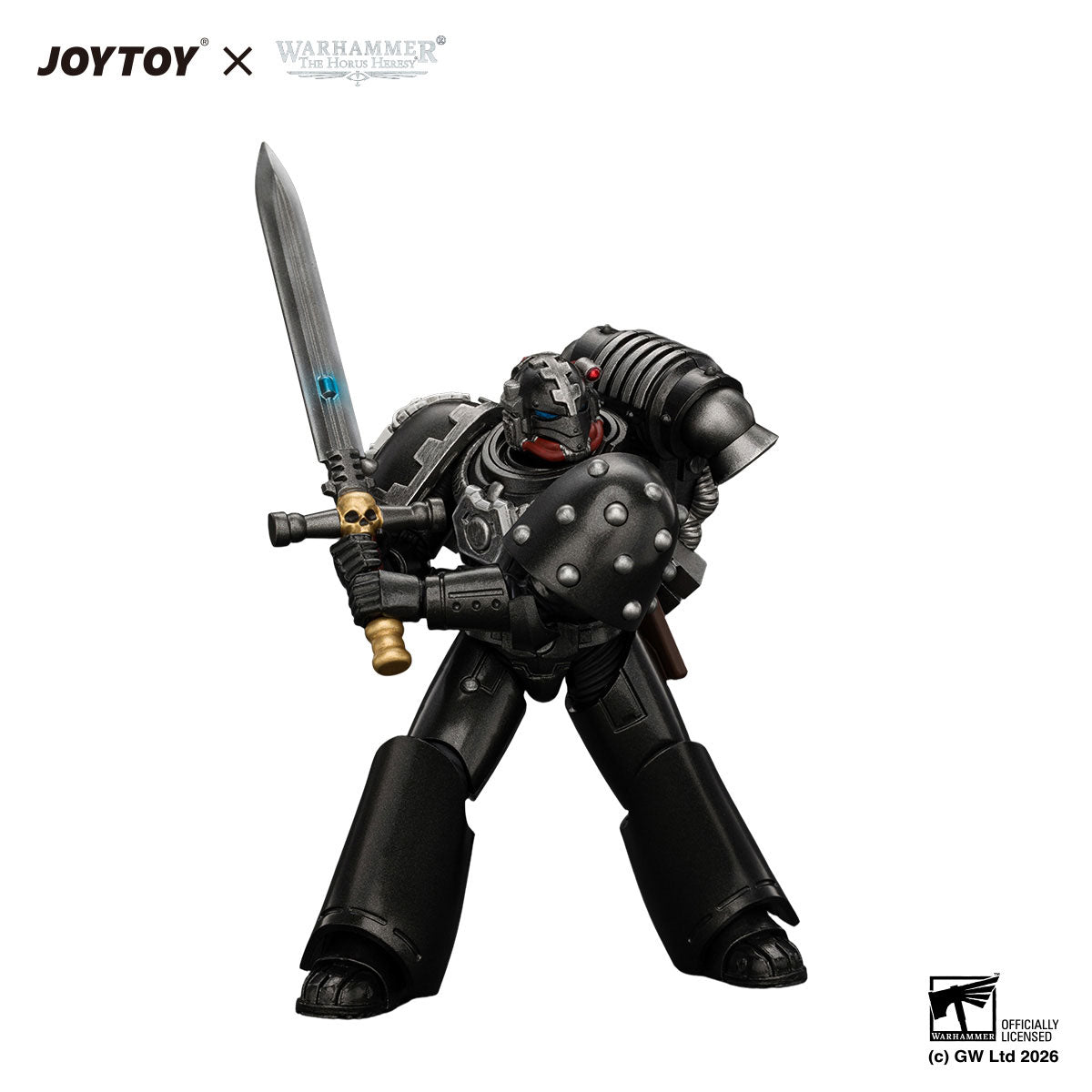 JOYTOY Horus Heresy Iron Hands MKVI Tactical Sergeant figure