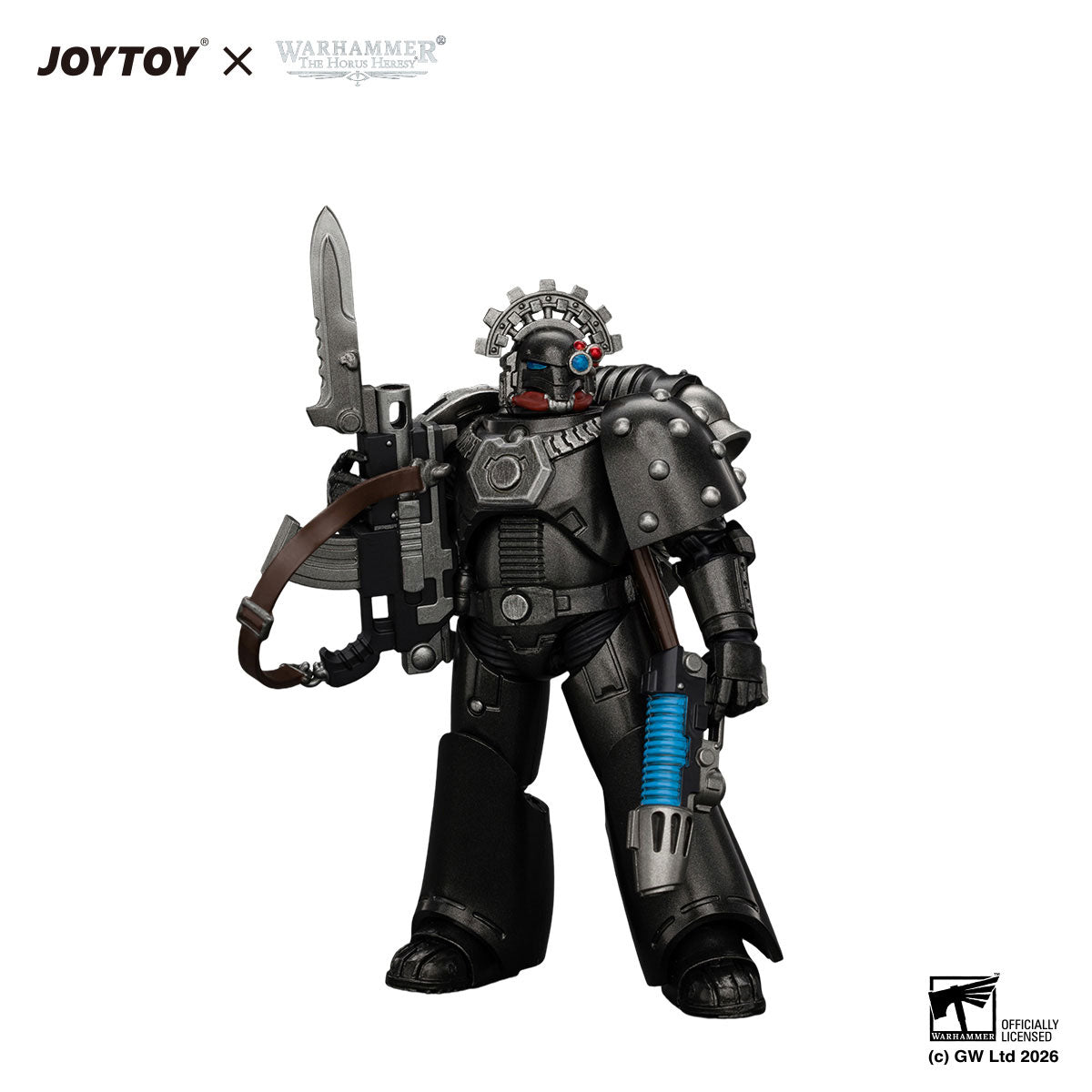 JOYTOY Horus Heresy Iron Hands MKVI Tactical Sergeant figure