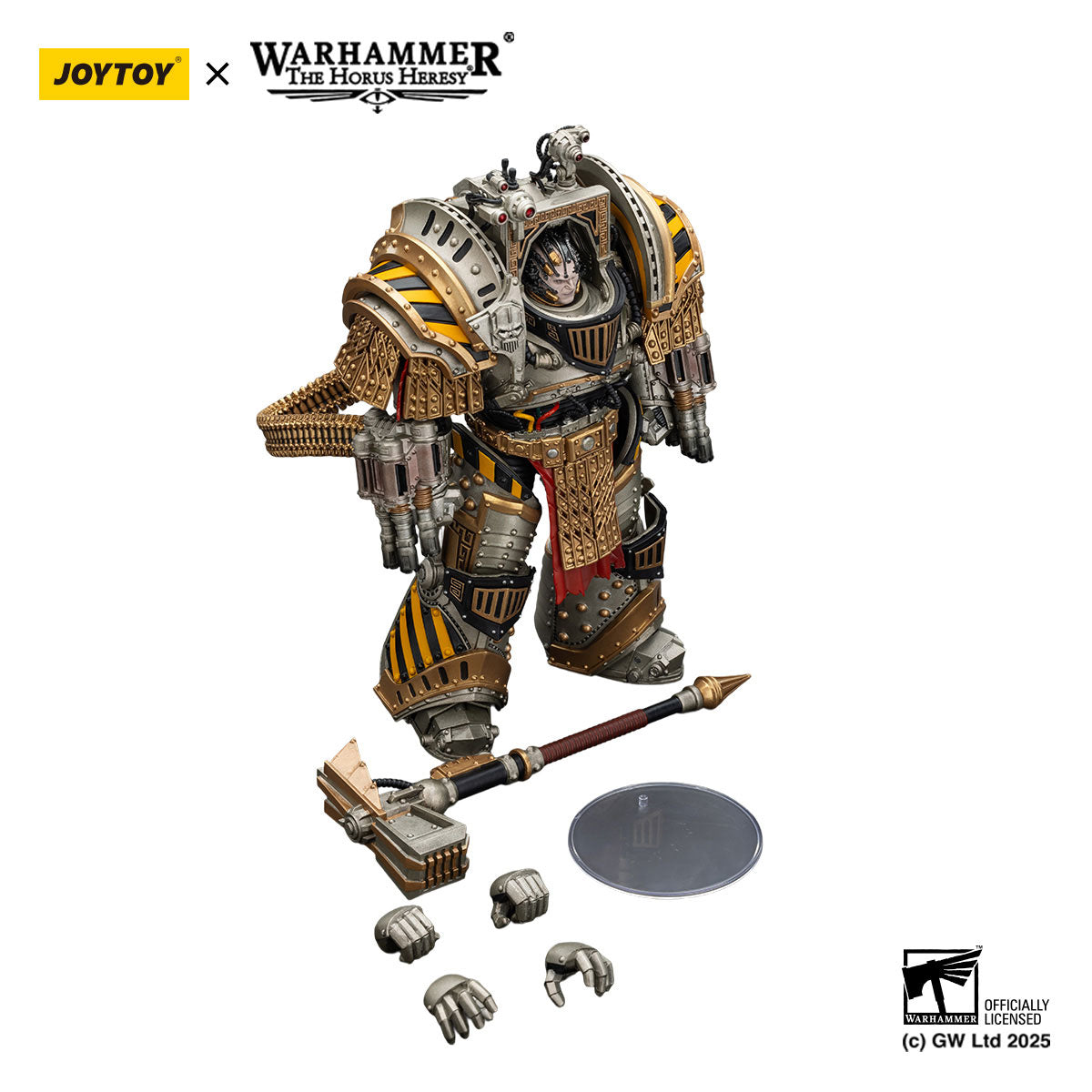 JOYTOY Horus Heresy Iron Warriors Perturabo,Primarch of the IVth Legion figure