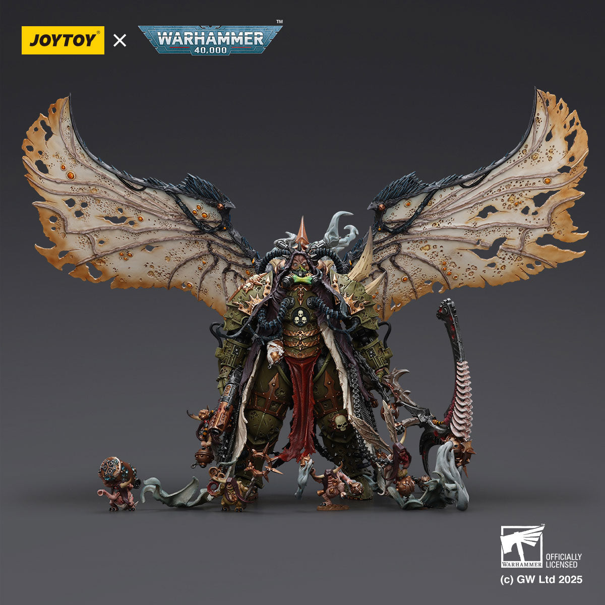 JOYTOY Warhammer 40K Primarch Mortarion, Daemon Primarch of Nurgle figure