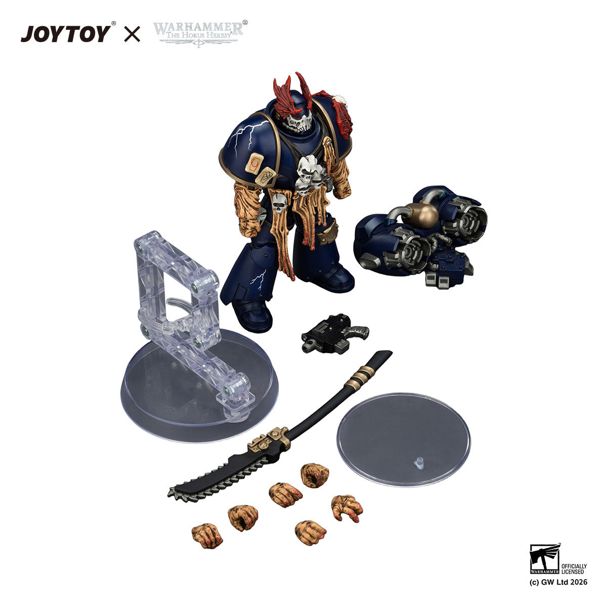 JOYTOY Horus Heresy Night Lords Night Raptor Huntmaster figure