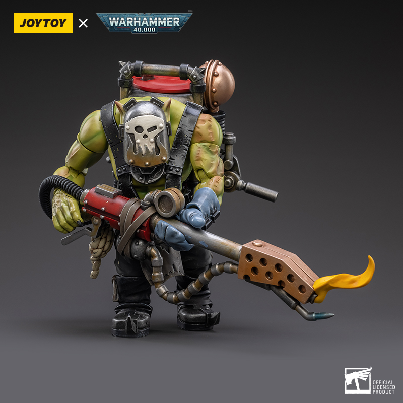 JOYTOY Warhammer 40K Ork Kommandos Burna Boy Ragrob figure