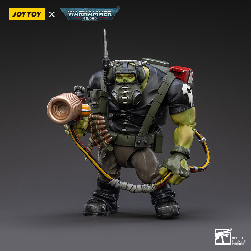 JOYTOY Warhammer 40K Ork Kommandos Comms Boy Wagzuk figure