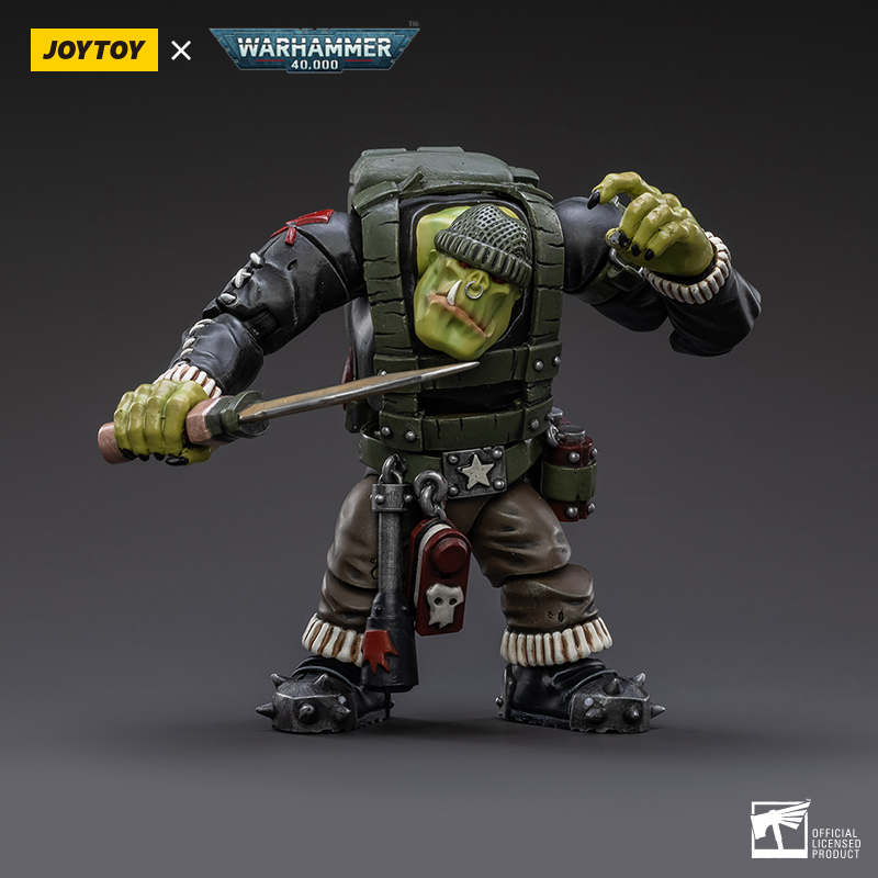 JOYTOY Warhammer 40K Ork Kommandos Dakka Boy Rotbilge figure