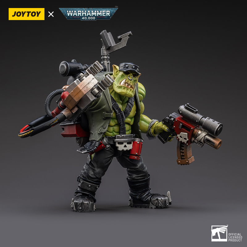 JOYTOY Warhammer 40K Ork Kommandos Nob Nazbog figure