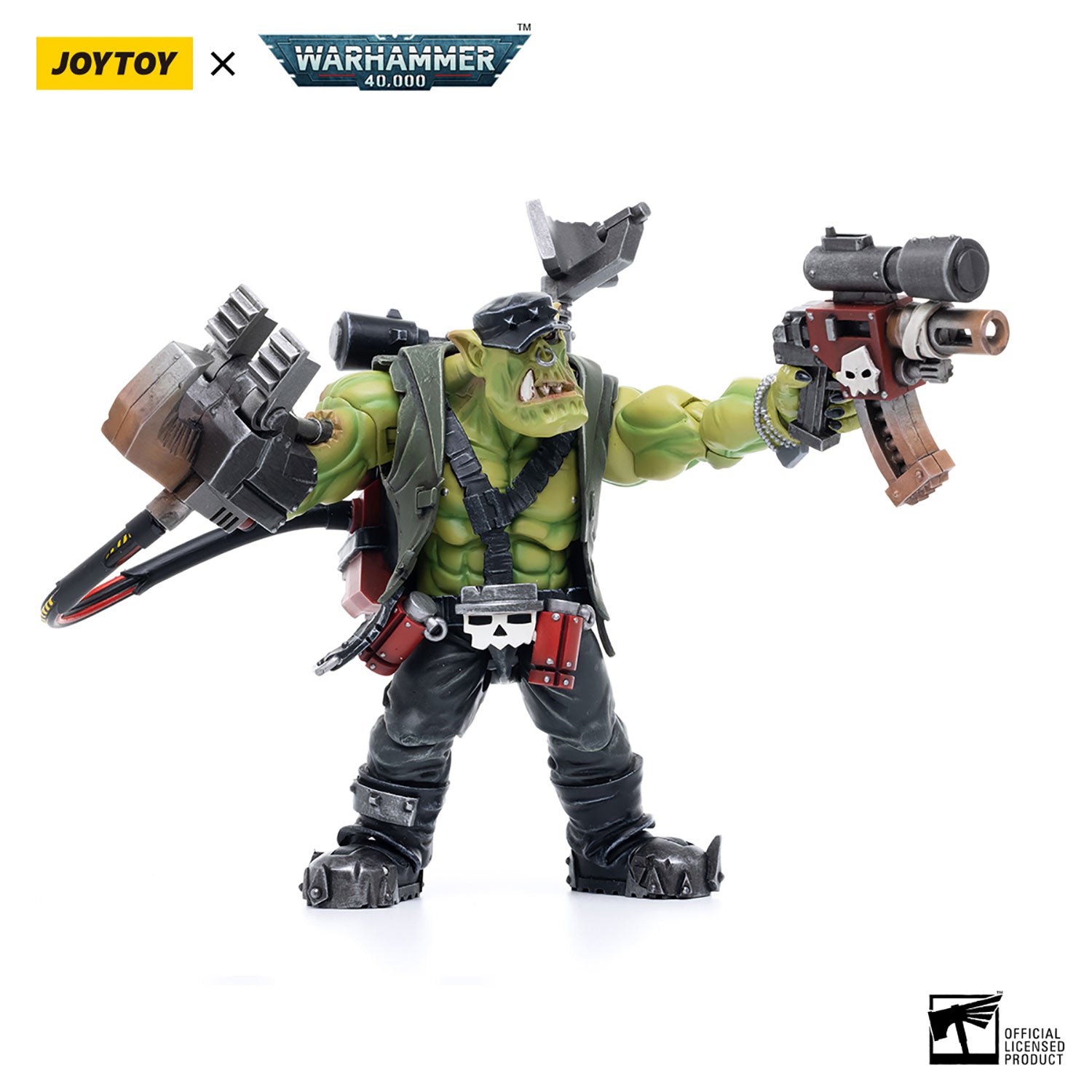JOYTOY Warhammer 40K Ork Kommandos Nob Nazbog figure