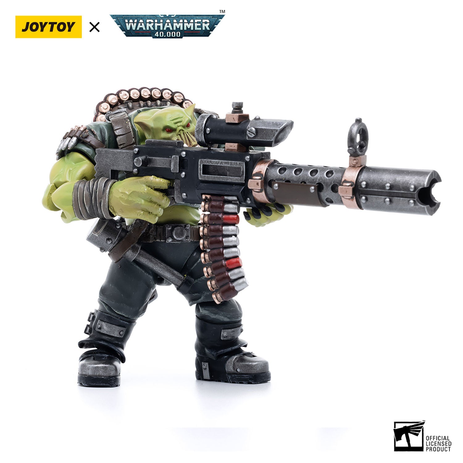 JOYTOY Warhammer 40K Ork Kommandos Snipa Boy Balrukk figure