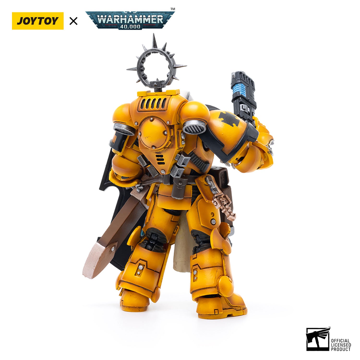 JOYTOY Warhammer 40K Imperial Fists Pmaris Space Marines Imperial Fists Bladeguard Veteran figure