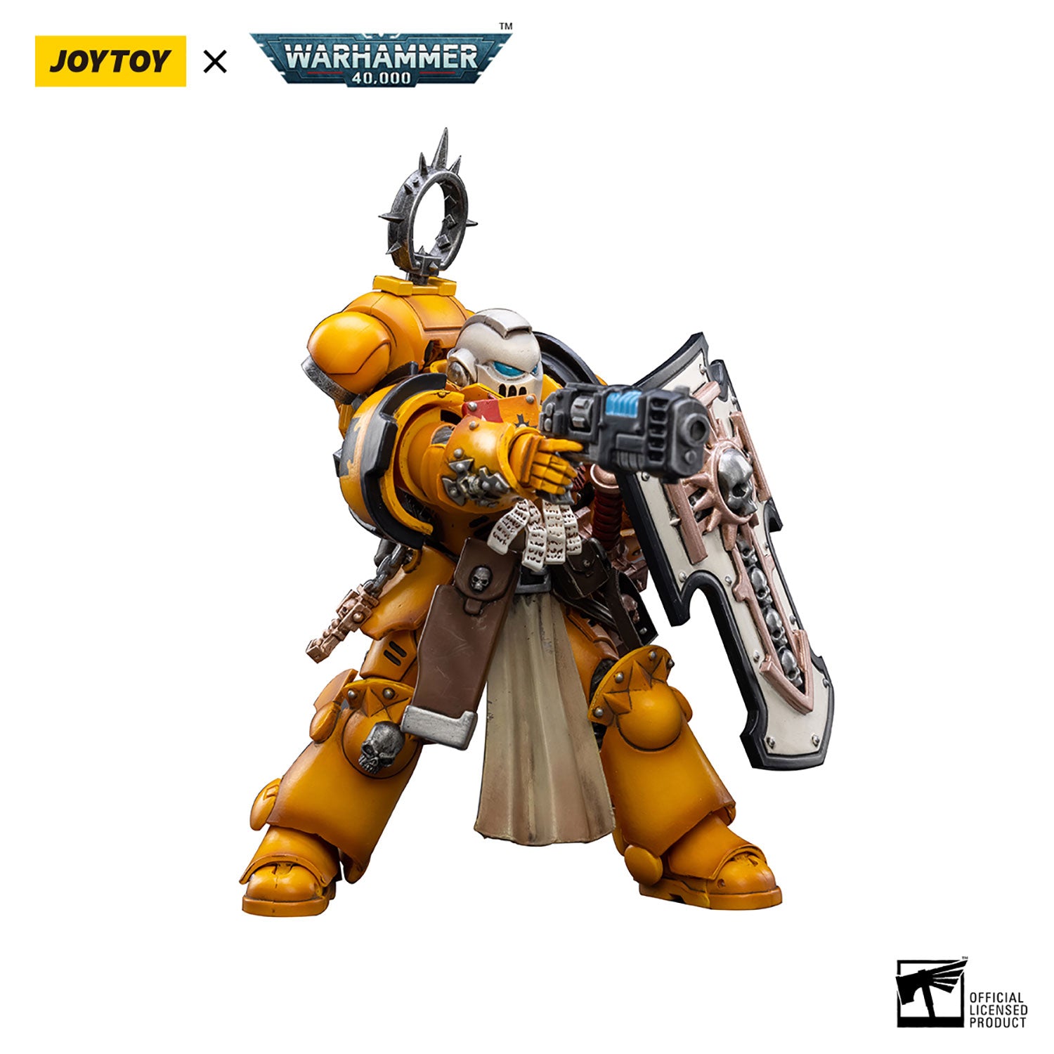 JOYTOY Warhammer 40K Imperial Fists Pmaris Space Marines Imperial Fists Bladeguard Veteran figure