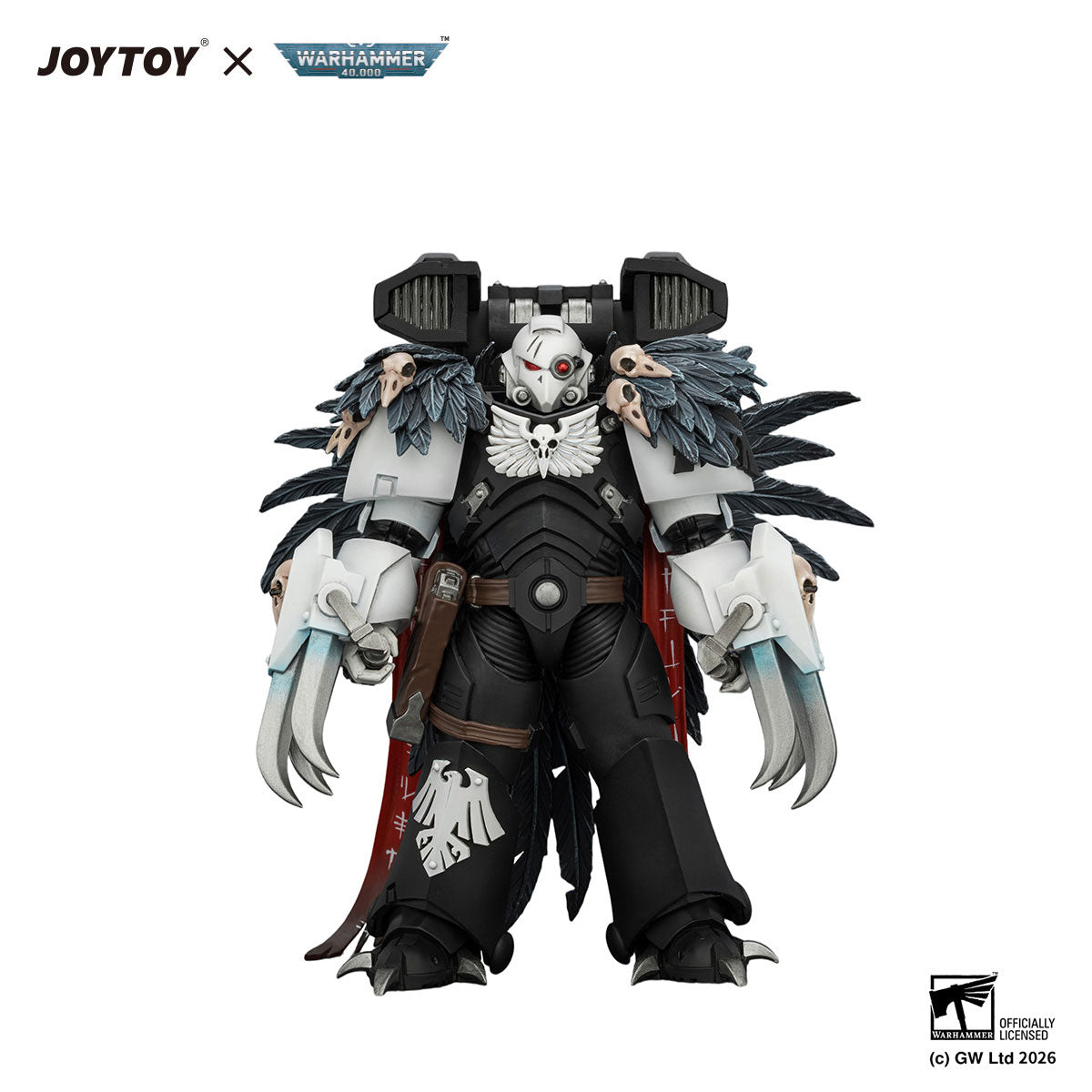 JOYTOY Warhammer 40K Raven Guard Chapter Master Aethon Shaan figure