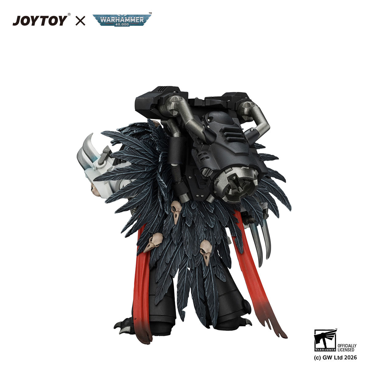 JOYTOY Warhammer 40K Raven Guard Chapter Master Aethon Shaan figure