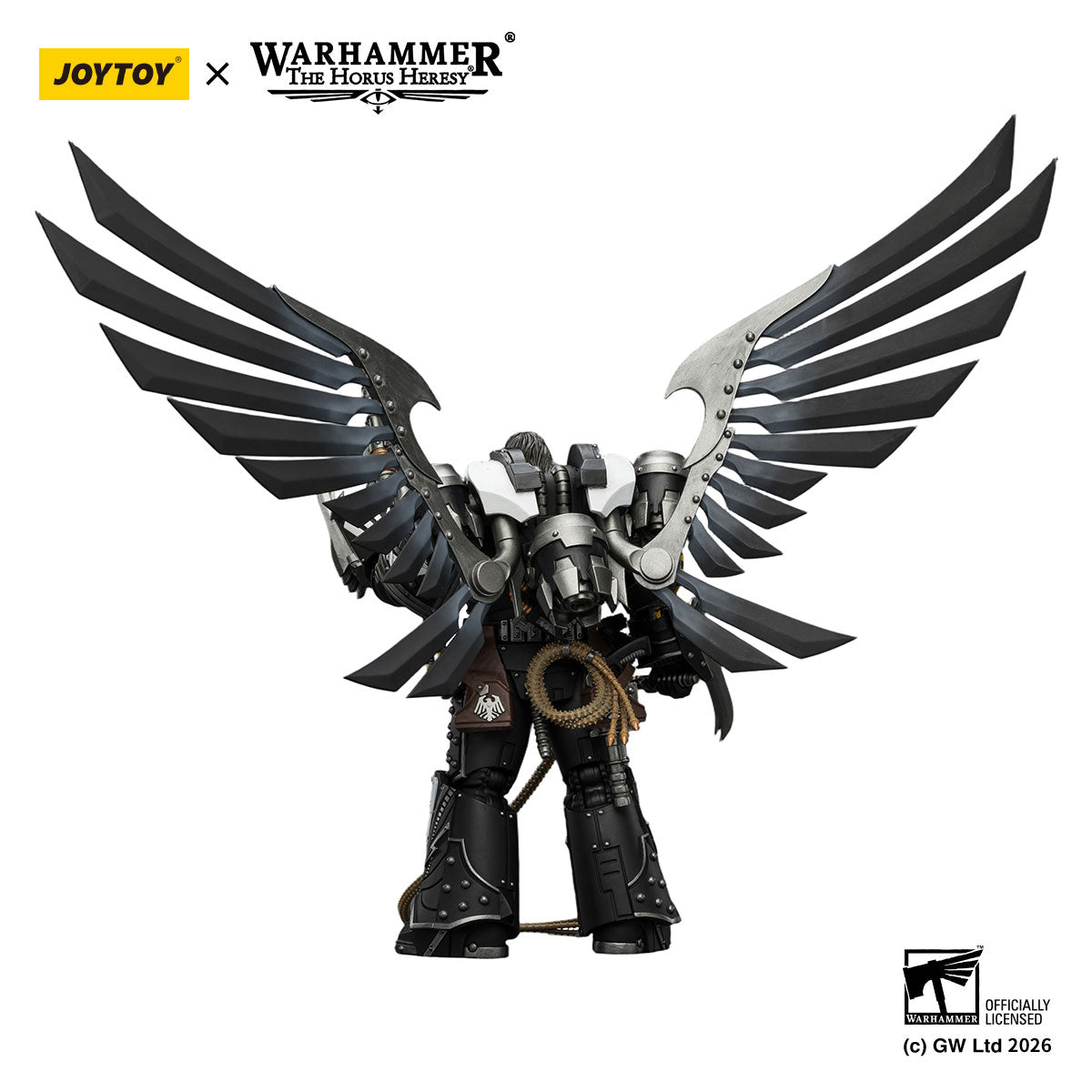 JOYTOY Horus Heresy Raven Guard Corvus Corax,Primarch of the XIX Legion figure