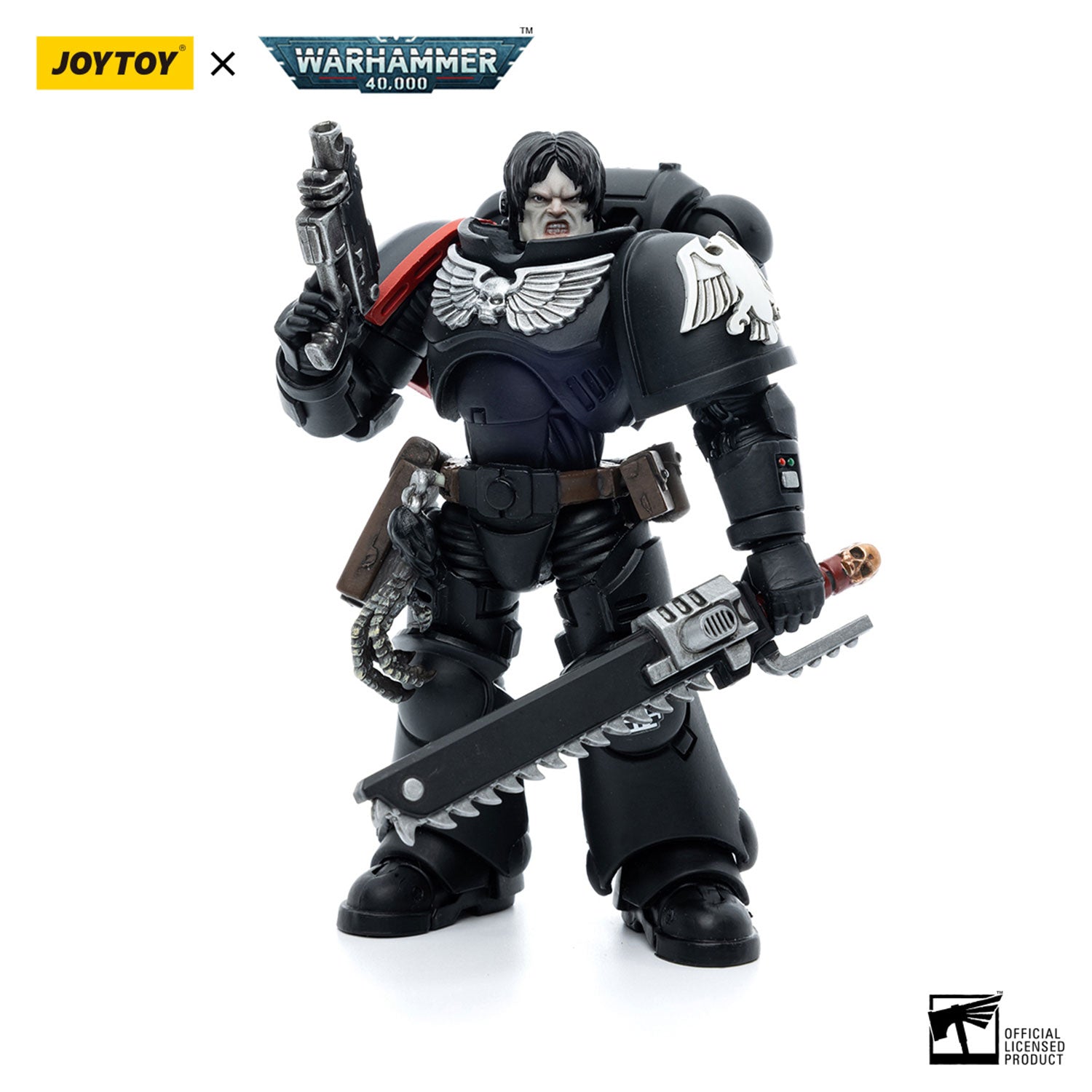 JOYTOY Warhammer 40K Raven Guard Intercessors Brother Colvane figure