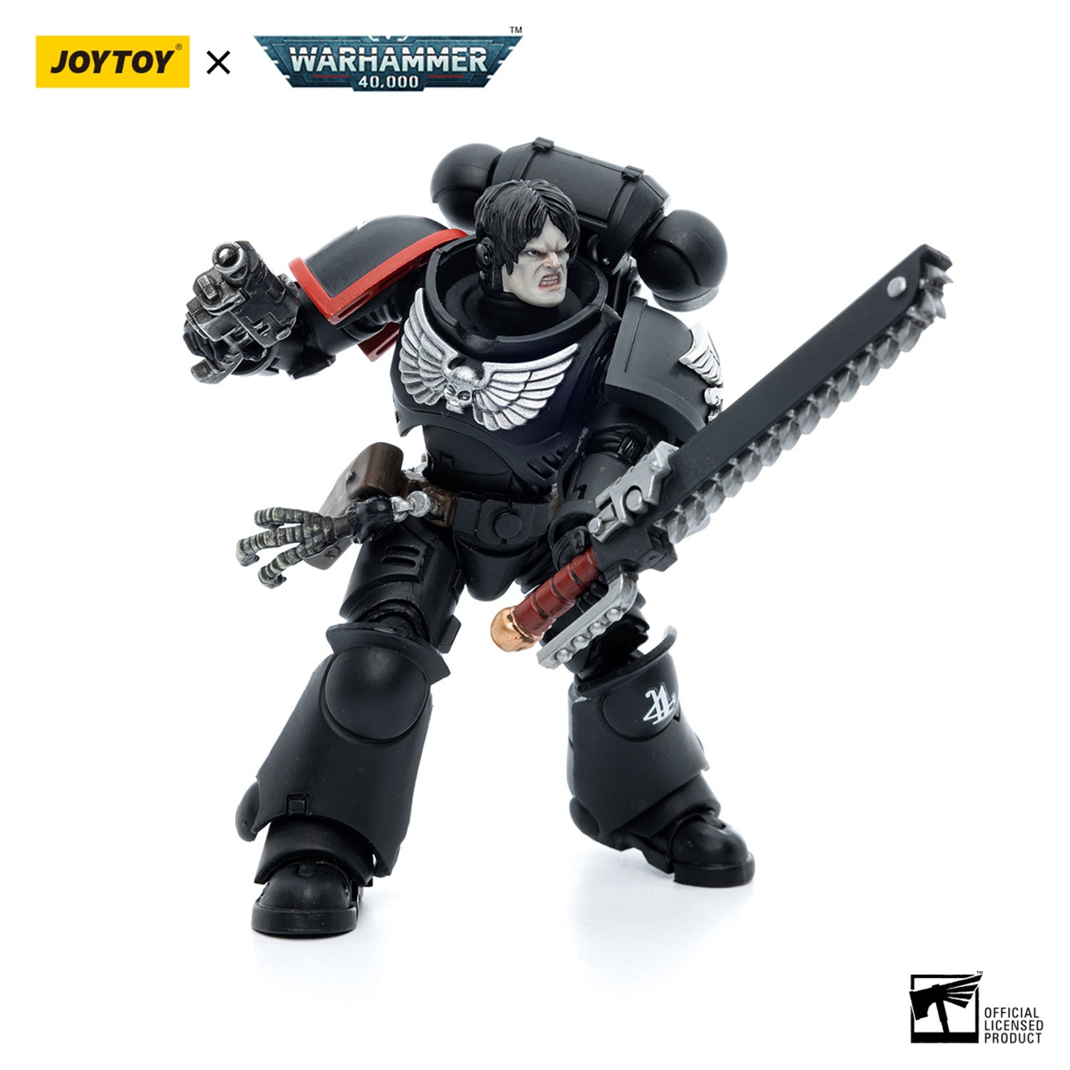 JOYTOY Warhammer 40K Raven Guard Intercessors Brother Colvane figure