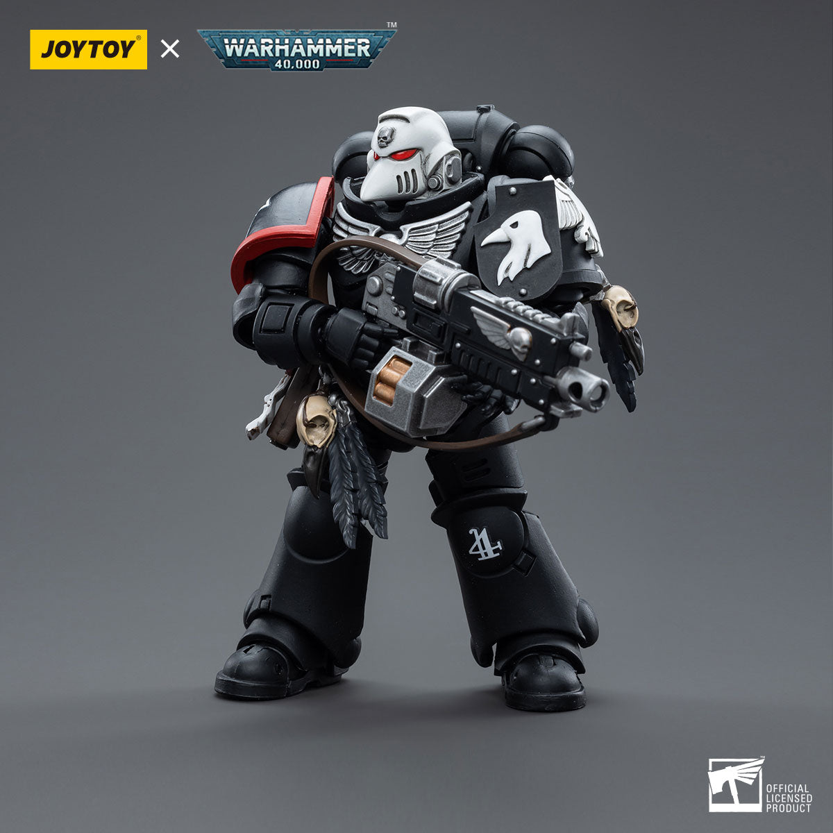 JOYTOY Warhammer 40K Raven Guard Intercessors Sergeant Rychas figure