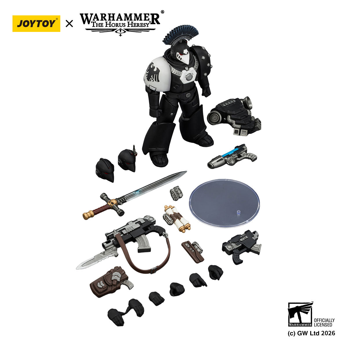 JOYTOY Horus Heresy Raven Guard MKVl Tactical Sergeant figure
