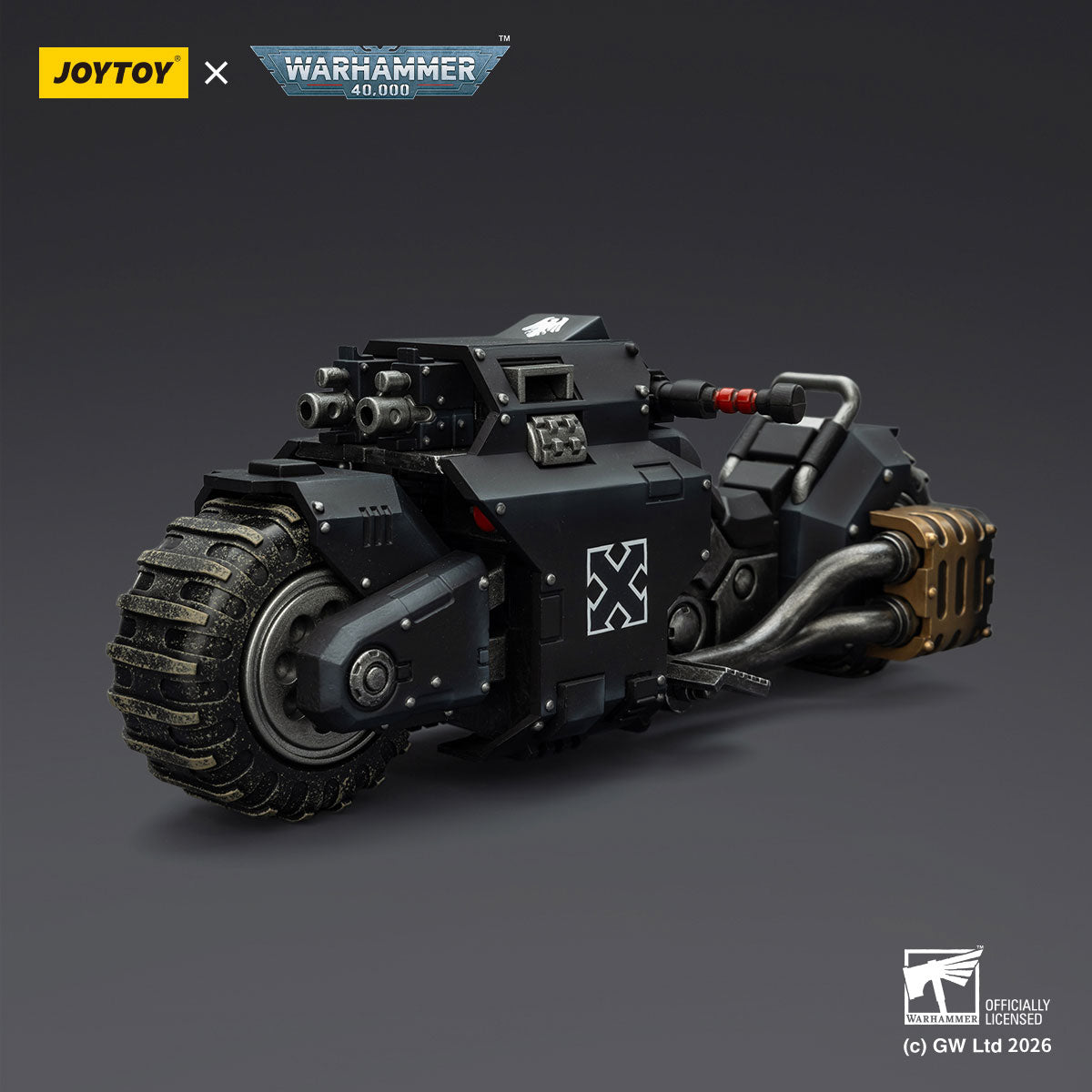 JOYTOY Warhammer 40K Raven Guard Raider-pattern Combat Bike figure