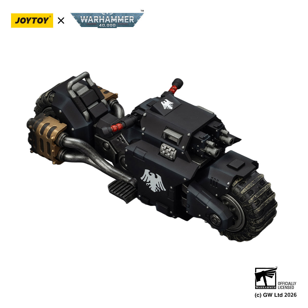 JOYTOY Warhammer 40K Raven Guard Raider-pattern Combat Bike figure