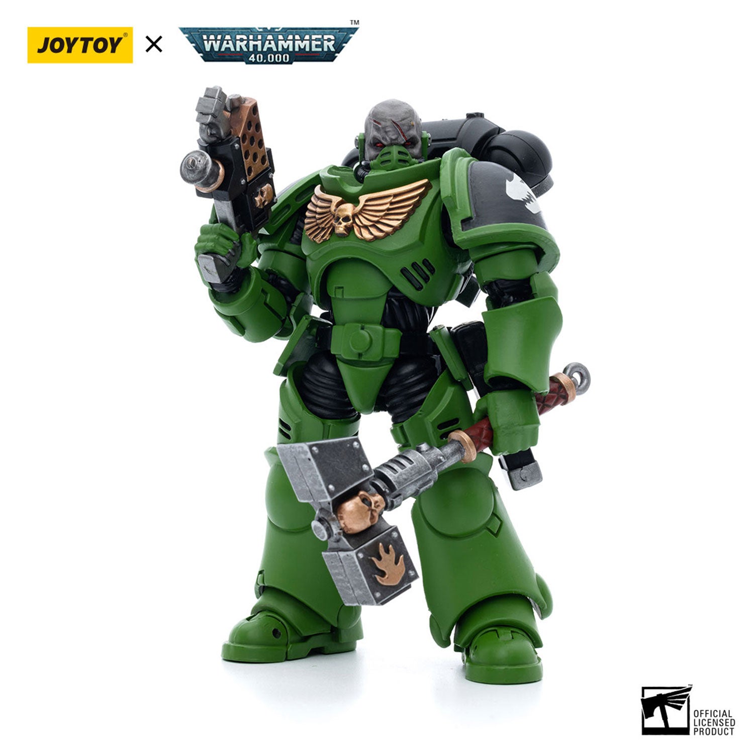 JOYTOY Warhammer 40K Salamanders Assault Intercessors Sergeant Krajax figure