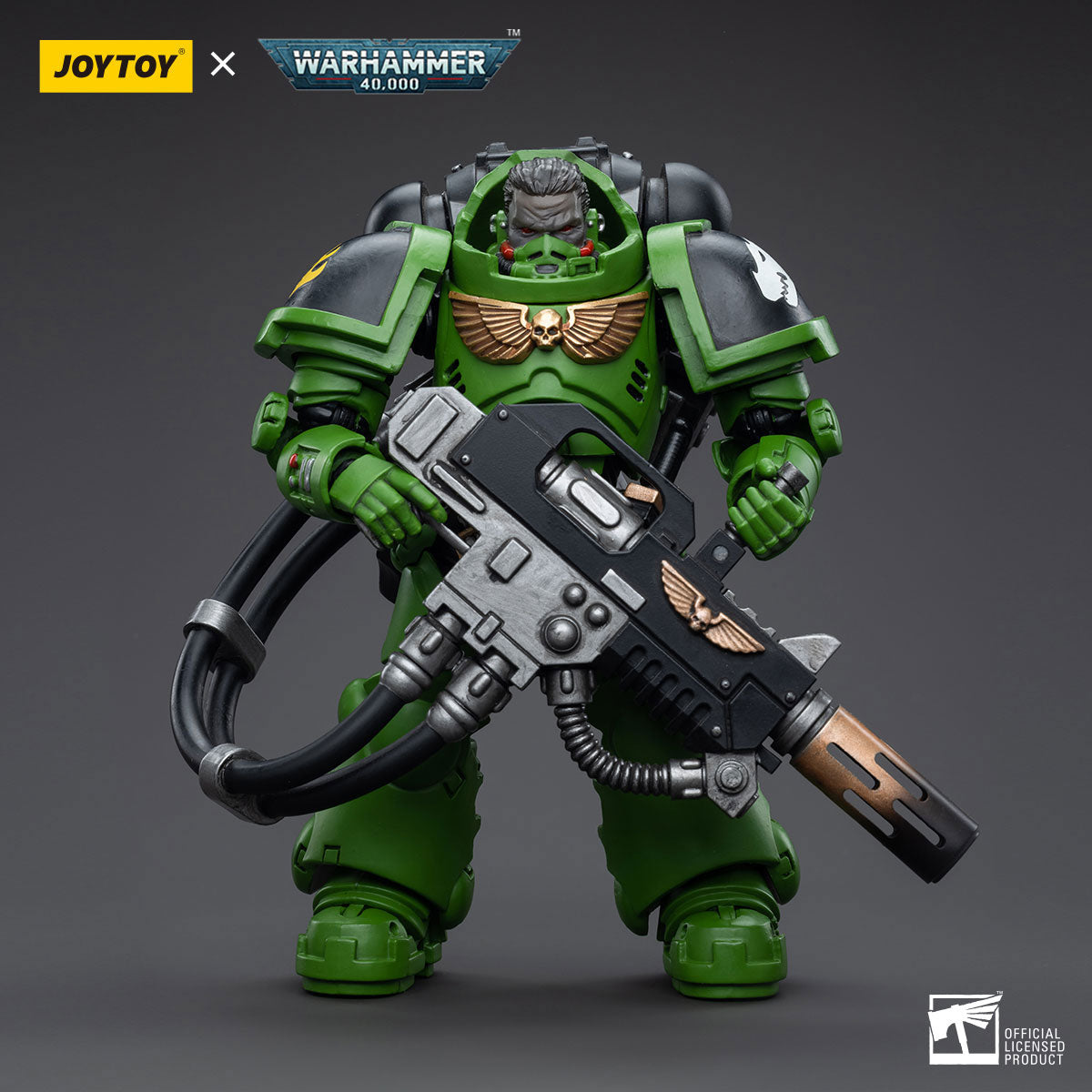JOYTOY Warhammer 40K Salamanders Eradicators Brother T'Kren figure