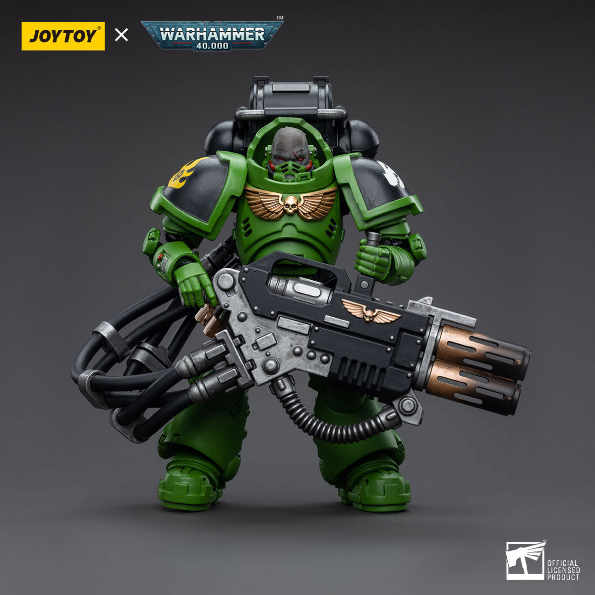JOYTOY Warhammer 40K Salamanders Eradicators Brother Xavak figure