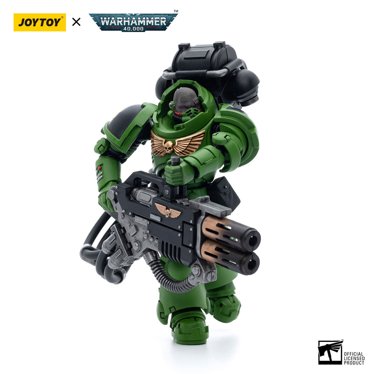 JOYTOY Warhammer 40K Salamanders Eradicators Brother Xavak figure