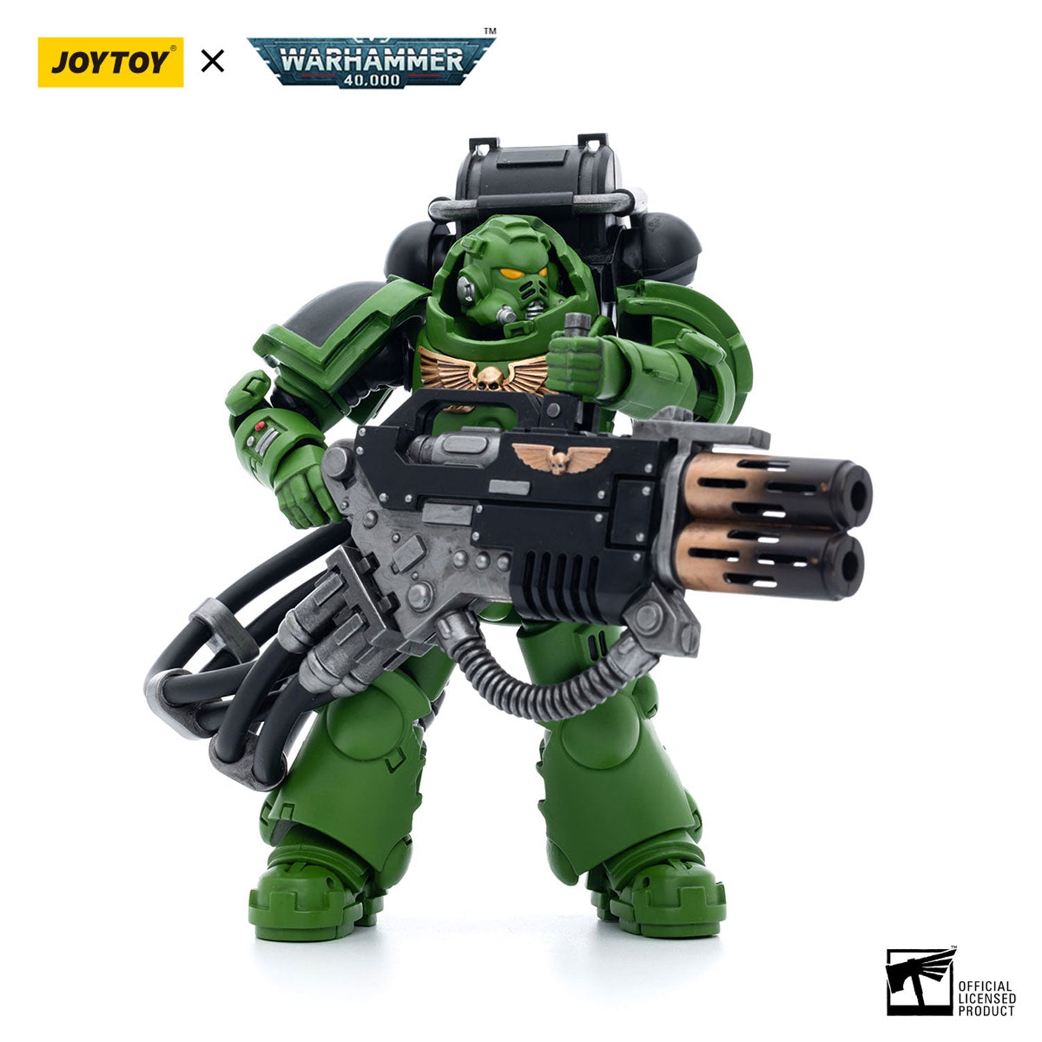 JOYTOY Warhammer 40K Salamanders Eradicators Brother Xavak figure