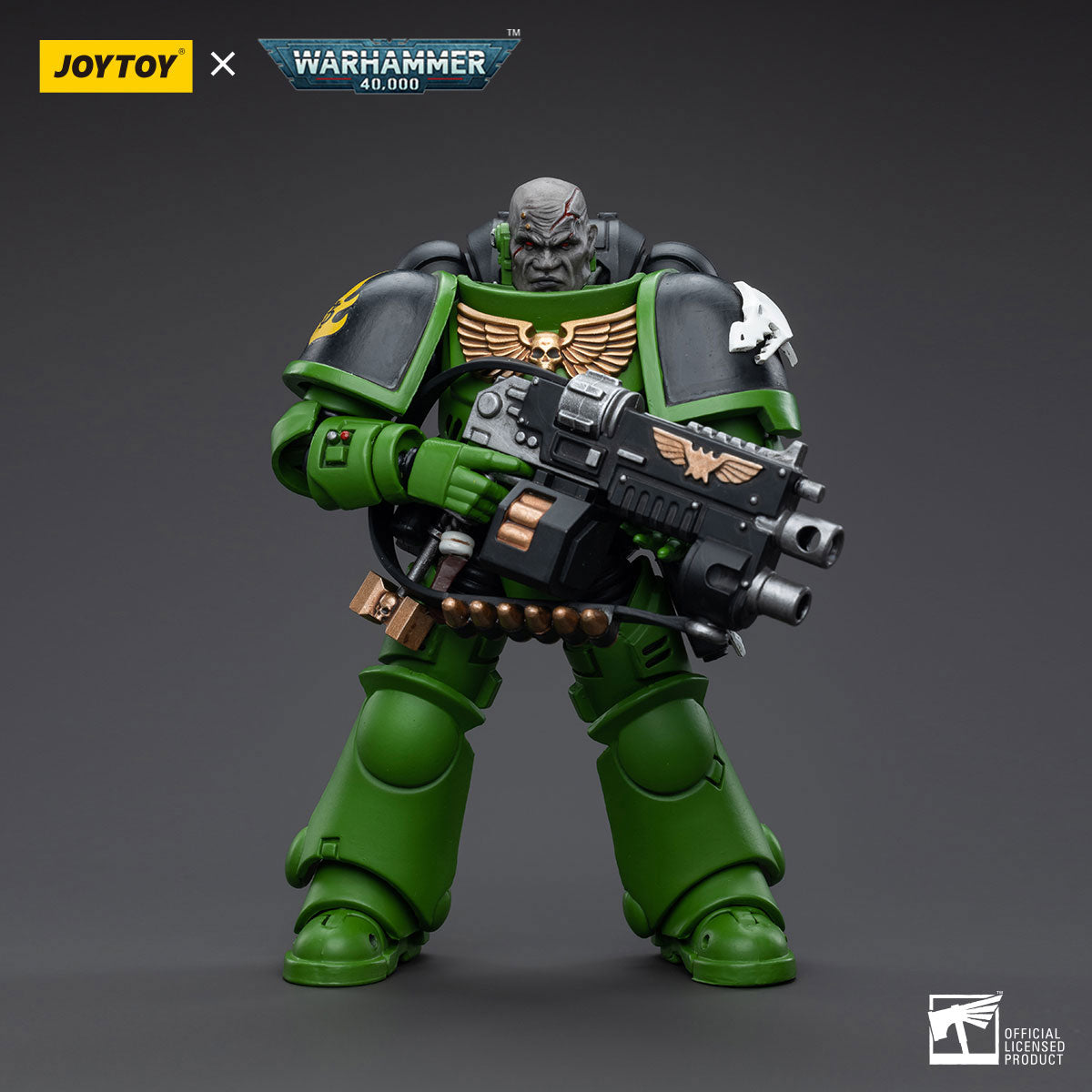 JOYTOY Warhammer 40K Salamanders Intercessors Brother Tol'vak figure