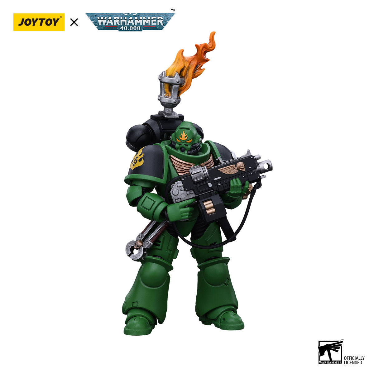 JOYTOY Warhammer 40K Salamanders Intercessors Sergeant Tsek'gan figure