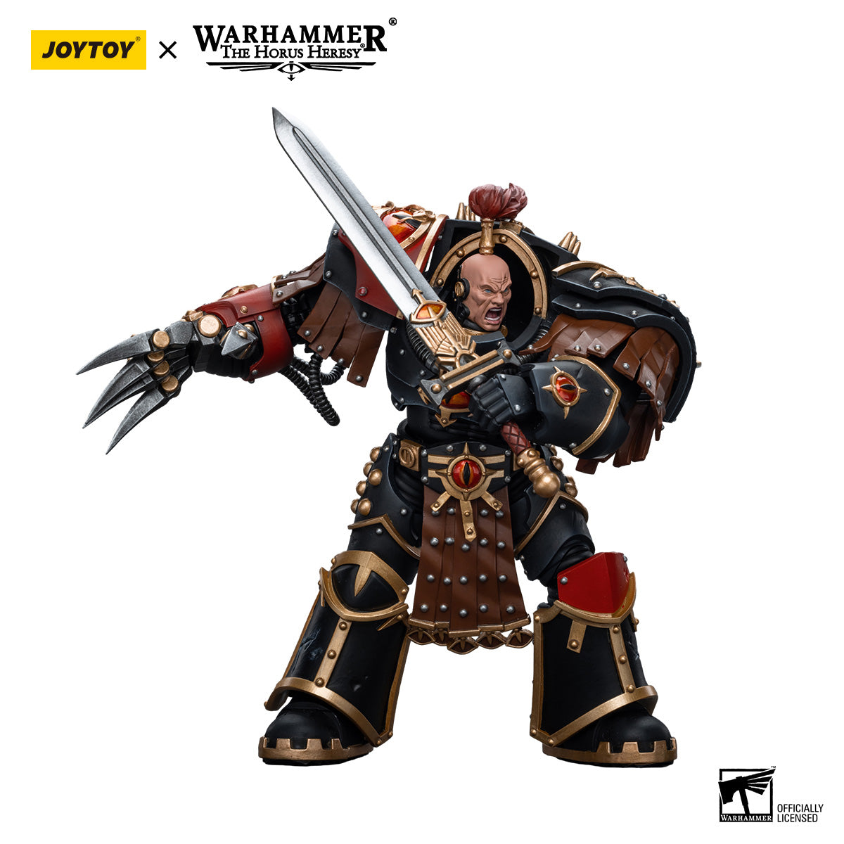 JOYTOY Horus Heresy Sons of Horus Ezekyle Abaddon First Captain of the XVIth Legion figure