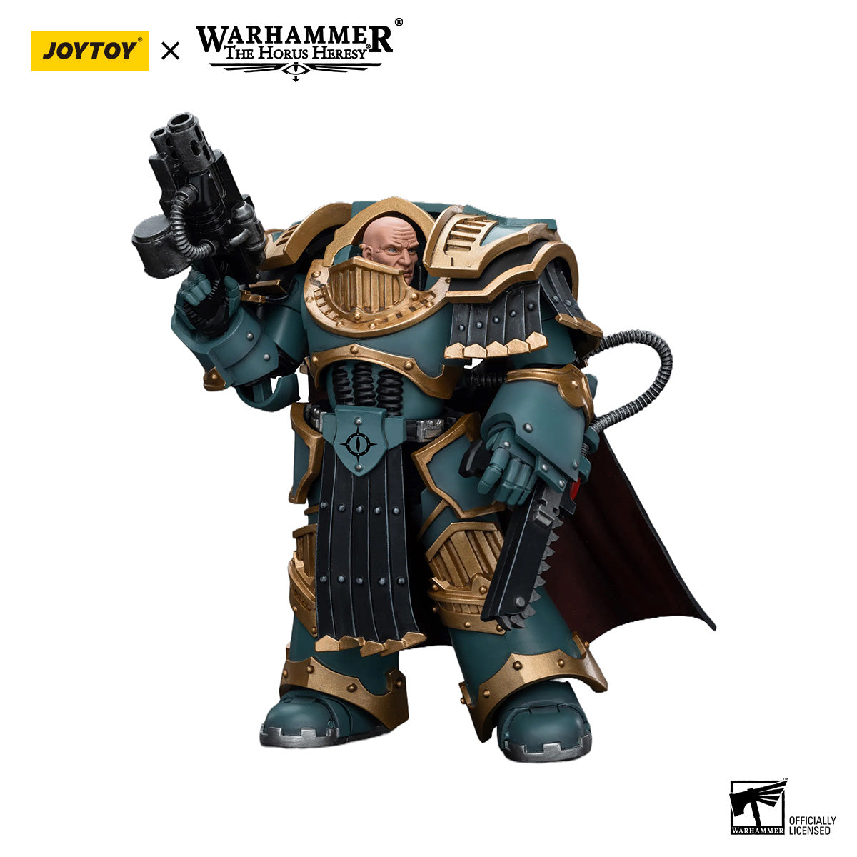 JOYTOY Horus Heresy Sons of Horus Legion Praetor in Cataphractii Terminator Armour figure