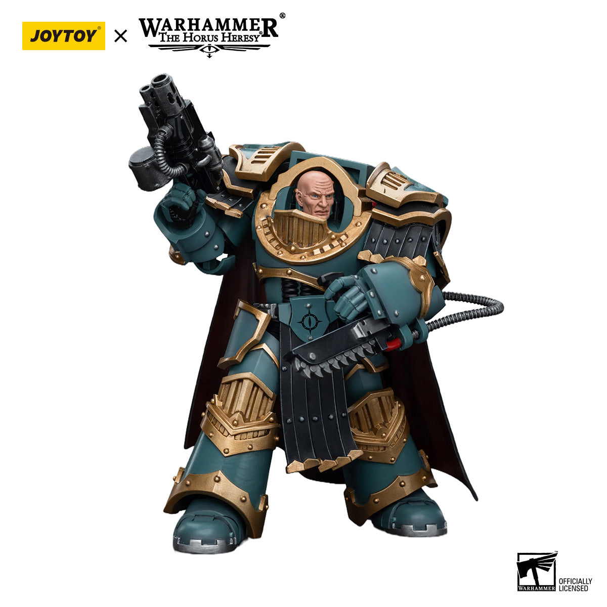 JOYTOY Horus Heresy Sons of Horus Legion Praetor in Cataphractii Terminator Armour figure