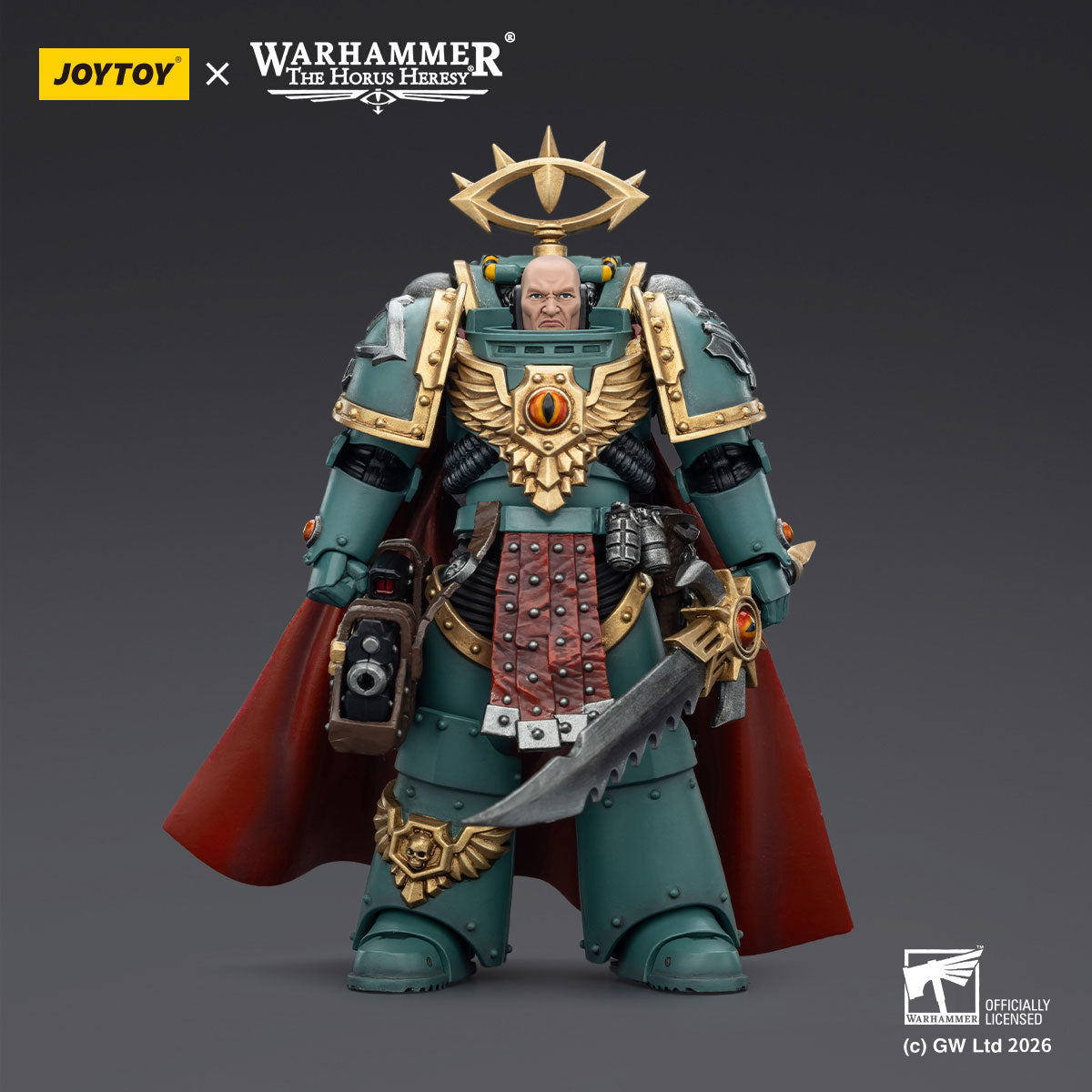 JOYTOY Horus Heresy Sons of Horus Tybalt Marr Captain of the 18th Company figure