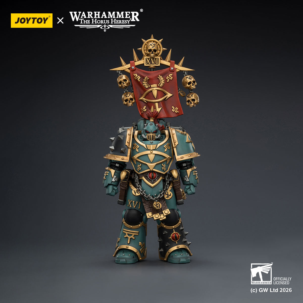 JOYTOY Horus Heresy Sons of Horus Vheren Ashurhaddon Master of the True Sons figure