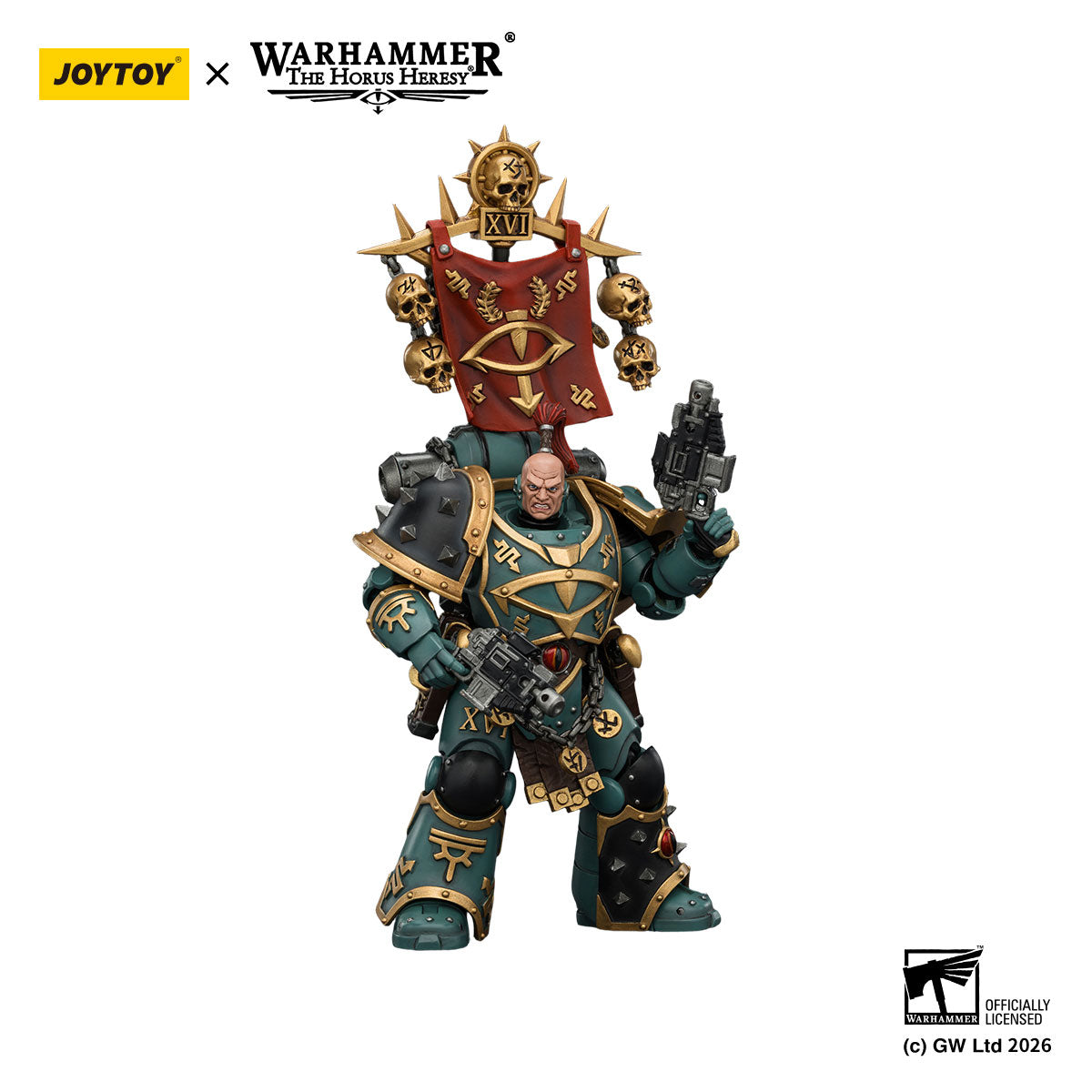 JOYTOY Horus Heresy Sons of Horus Vheren Ashurhaddon Master of the True Sons figure