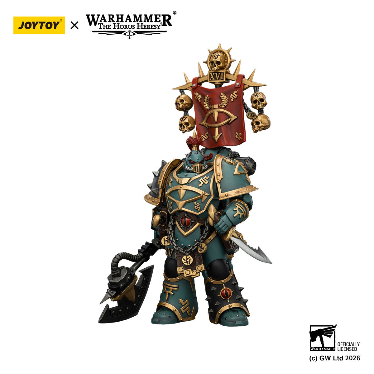 JOYTOY Horus Heresy Sons of Horus Vheren Ashurhaddon Master of the True Sons figure