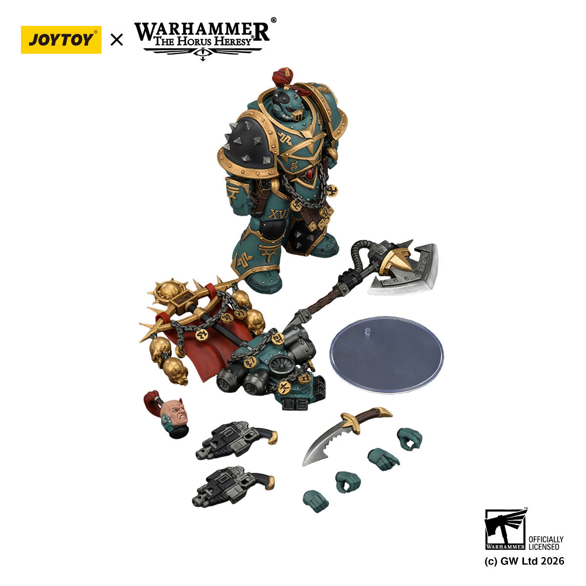 JOYTOY Horus Heresy Sons of Horus Vheren Ashurhaddon Master of the True Sons figure