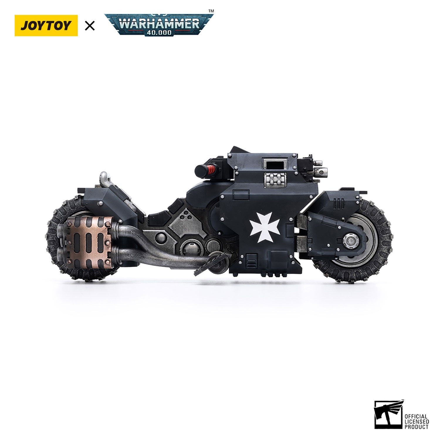 JOYTOY Warhammer 40K Black Templars Space Marines Black Templars Outriders figure