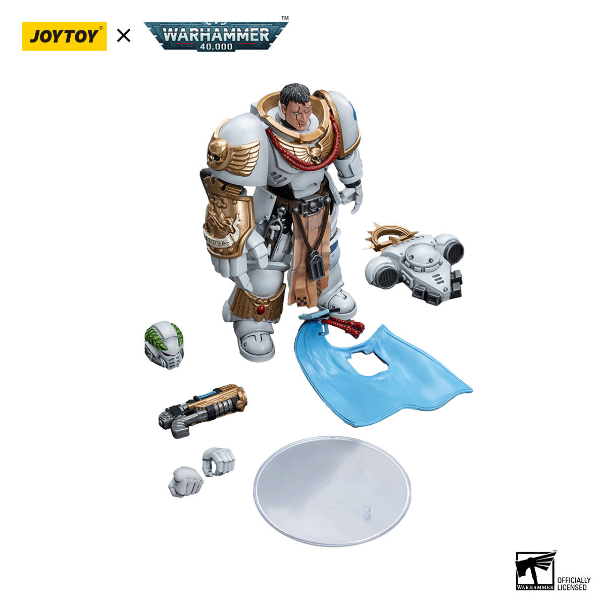 JOYTOY Warhammer 40K White Consuls Space Marines White Consuls Captain Messinius figure