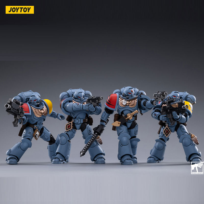 JOYTOY Warhammer 40K Space Wolves Battle Hunter Pack figure
