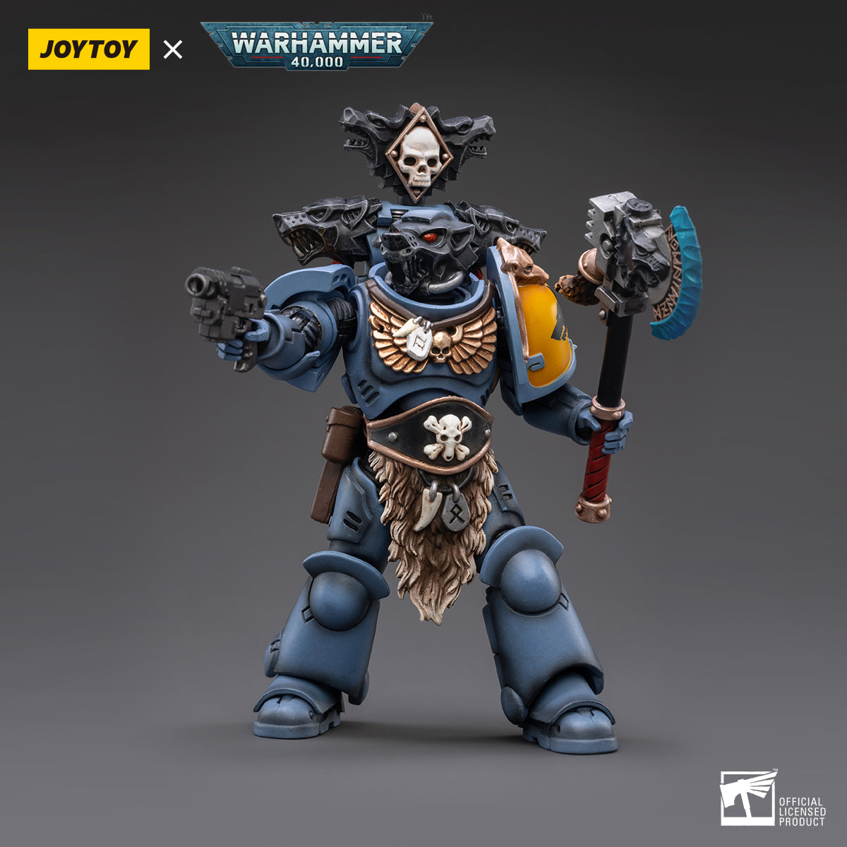 JOYTOY Warhammer 40K Space Wolves Claw Pack Brother Olaf figure