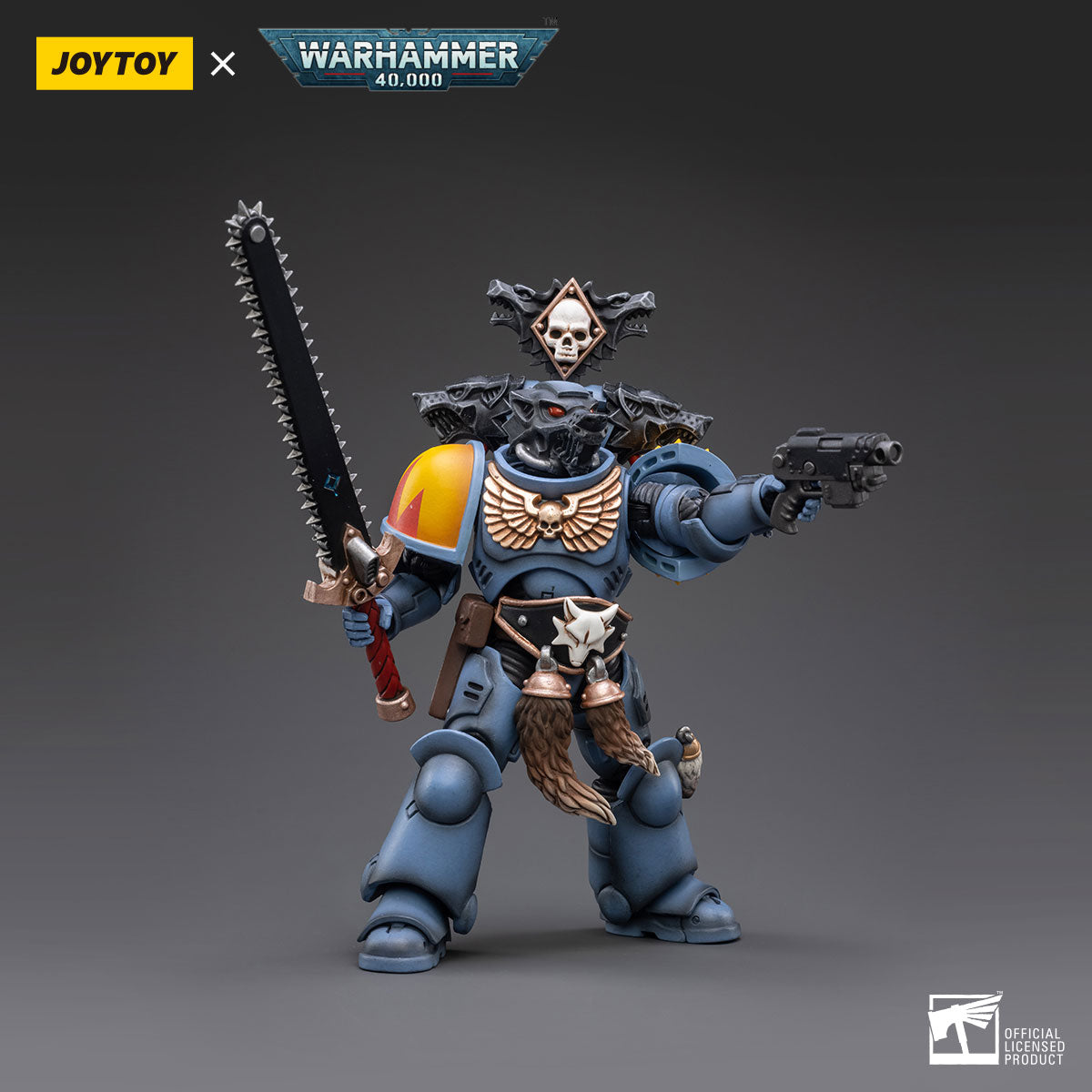 JOYTOY Warhammer 40K Space Wolves Claw Pack Brother Torrvald figure