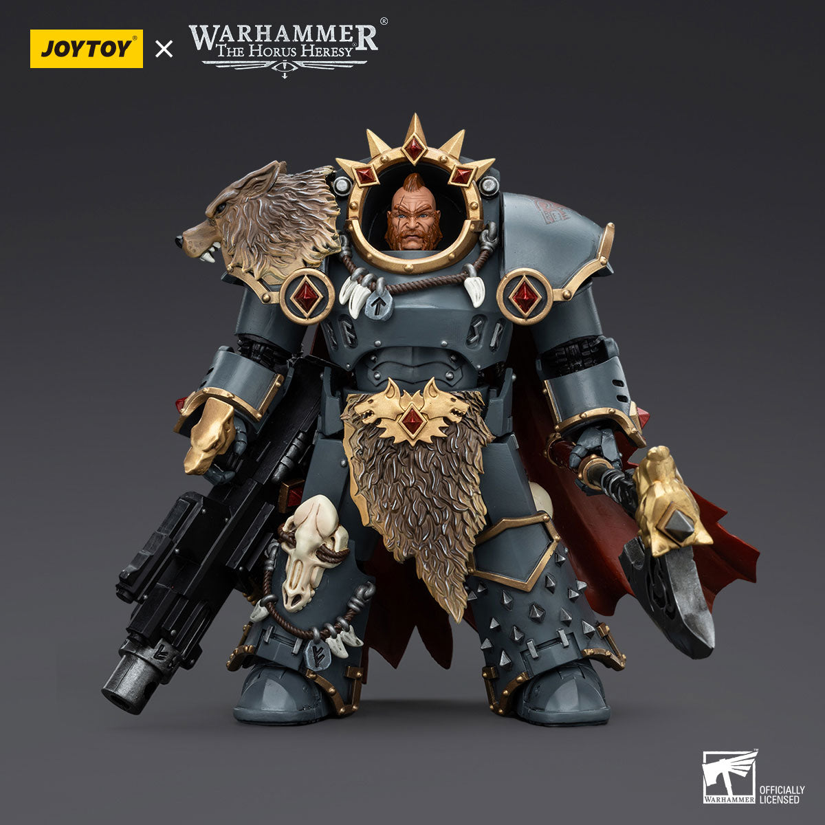 JOYTOY Horus Heresy Space Wolves Hvarl Red-Blade figure