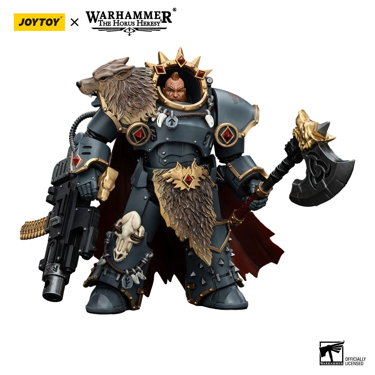 JOYTOY Horus Heresy Space Wolves Hvarl Red-Blade figure