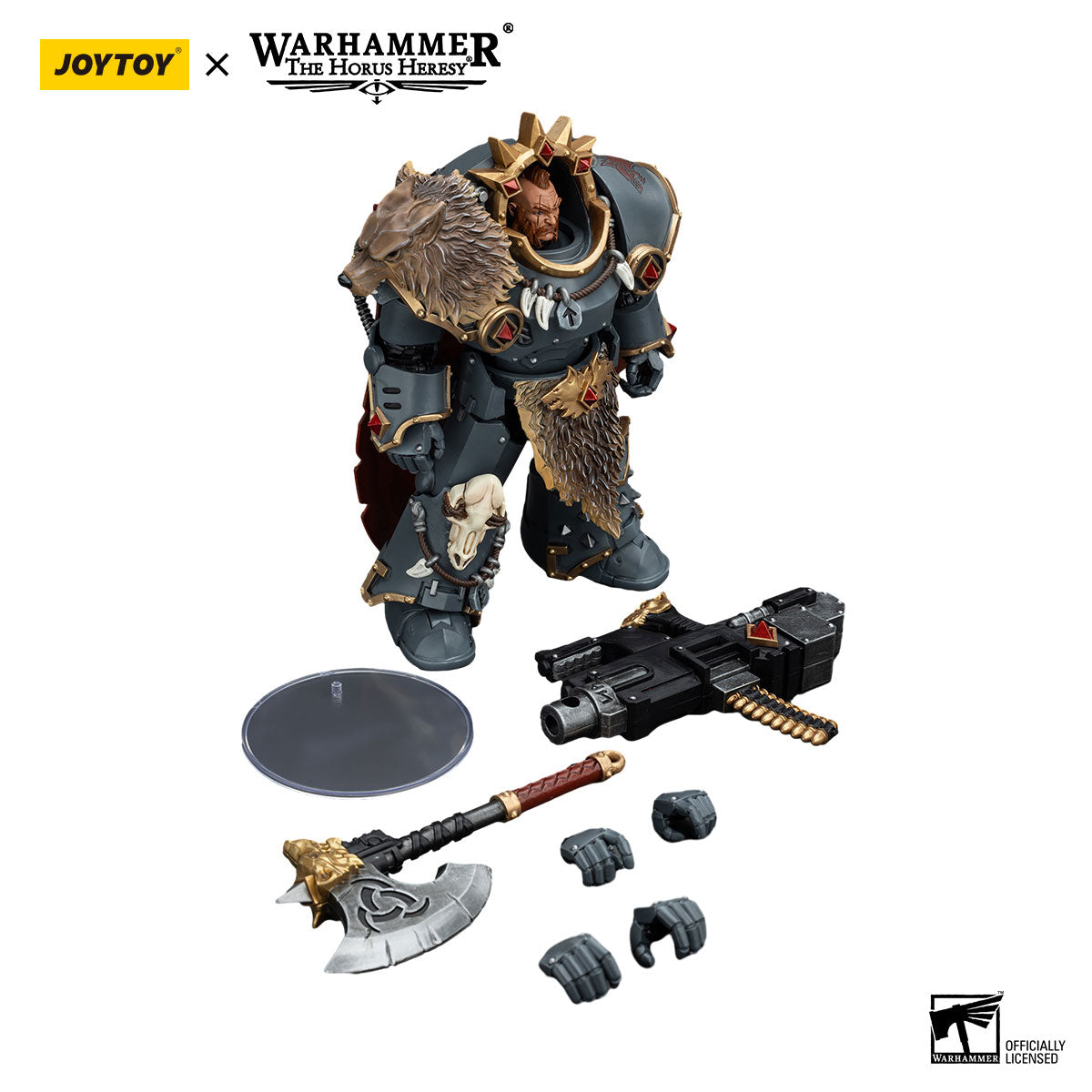 JOYTOY Horus Heresy Space Wolves Hvarl Red-Blade figure