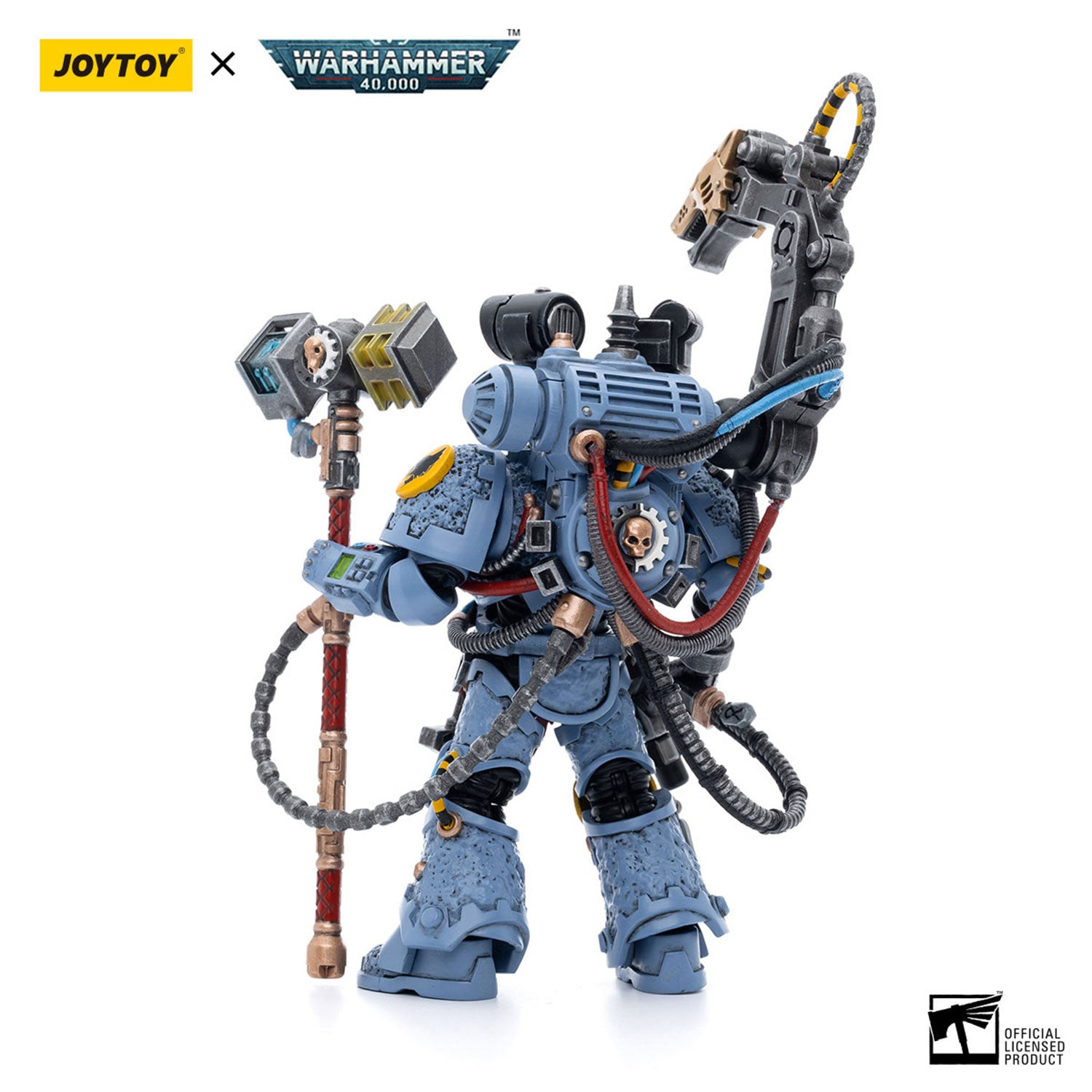 JOYTOY Warhammer 40K Space Wolves Iron Priest Jorin Fellhammer figure