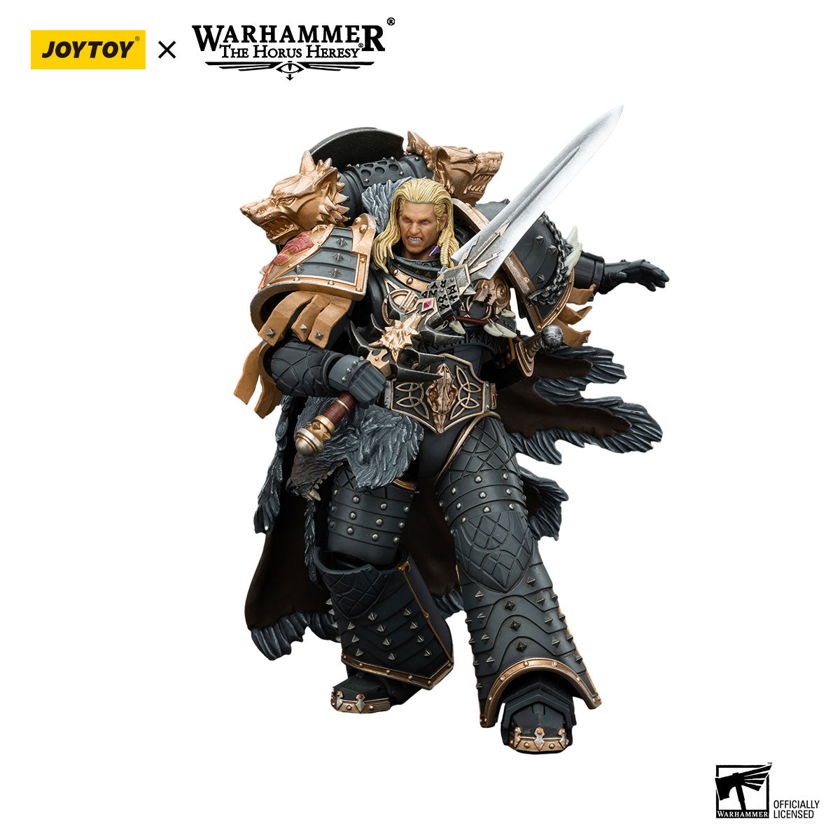 JOYTOY Horus Heresy Space Wolves Leman Russ Primarch of the VIth Legion figure