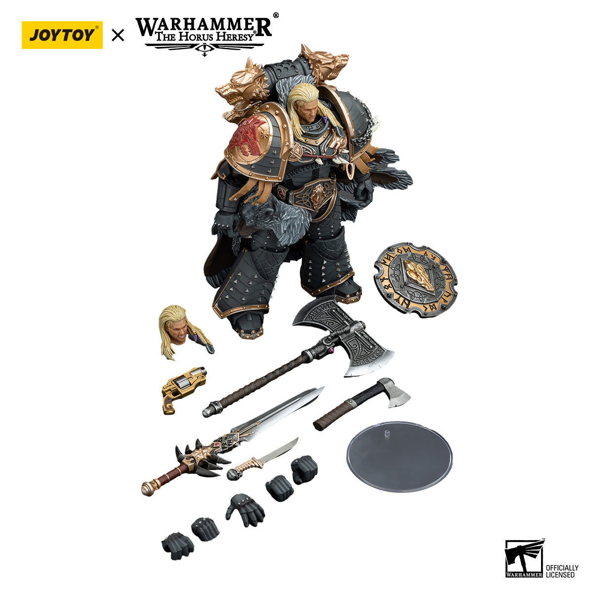JOYTOY Horus Heresy Space Wolves Leman Russ Primarch of the VIth Legion figure